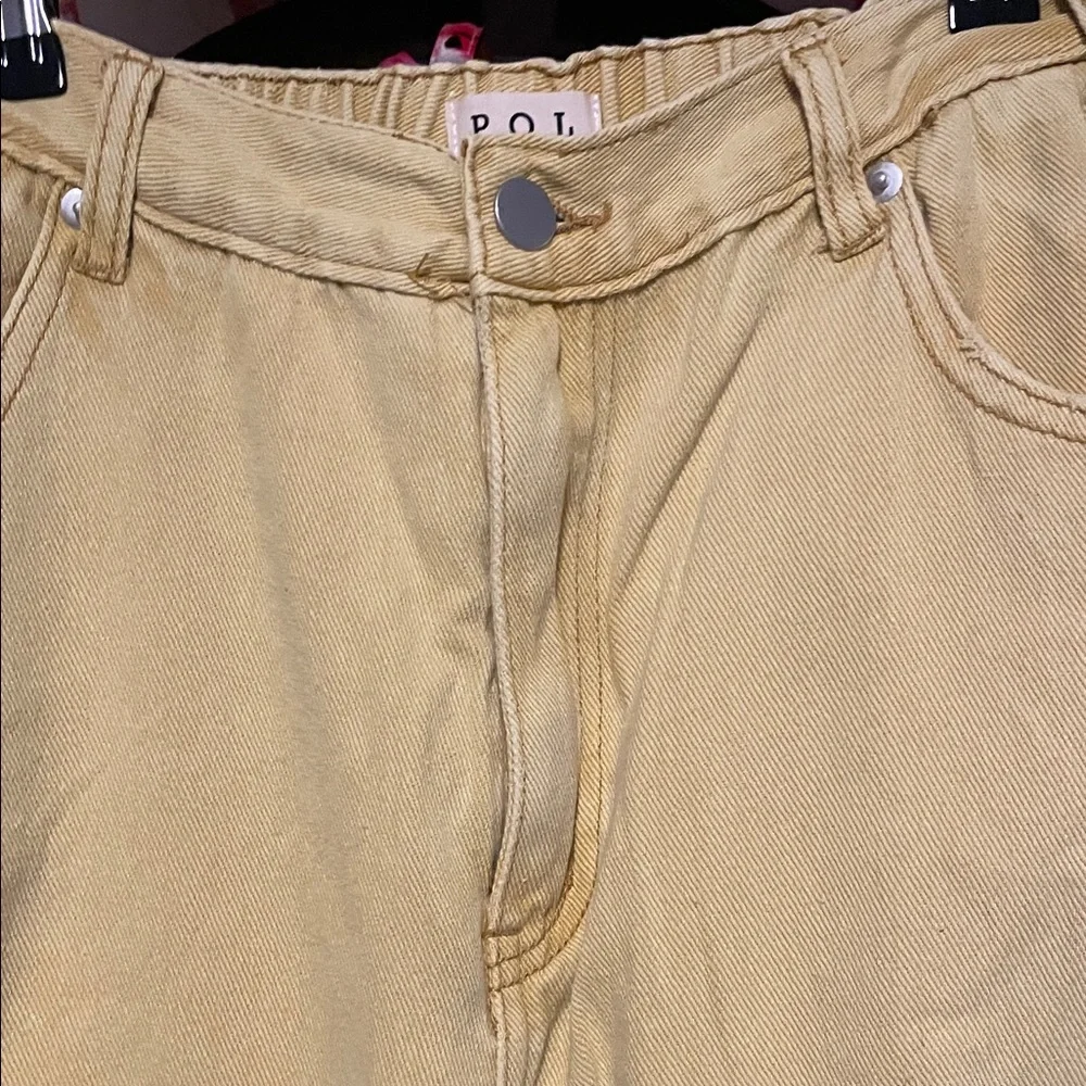 POL YELLOW Distressed baggy pants - Picture 6 of 14
